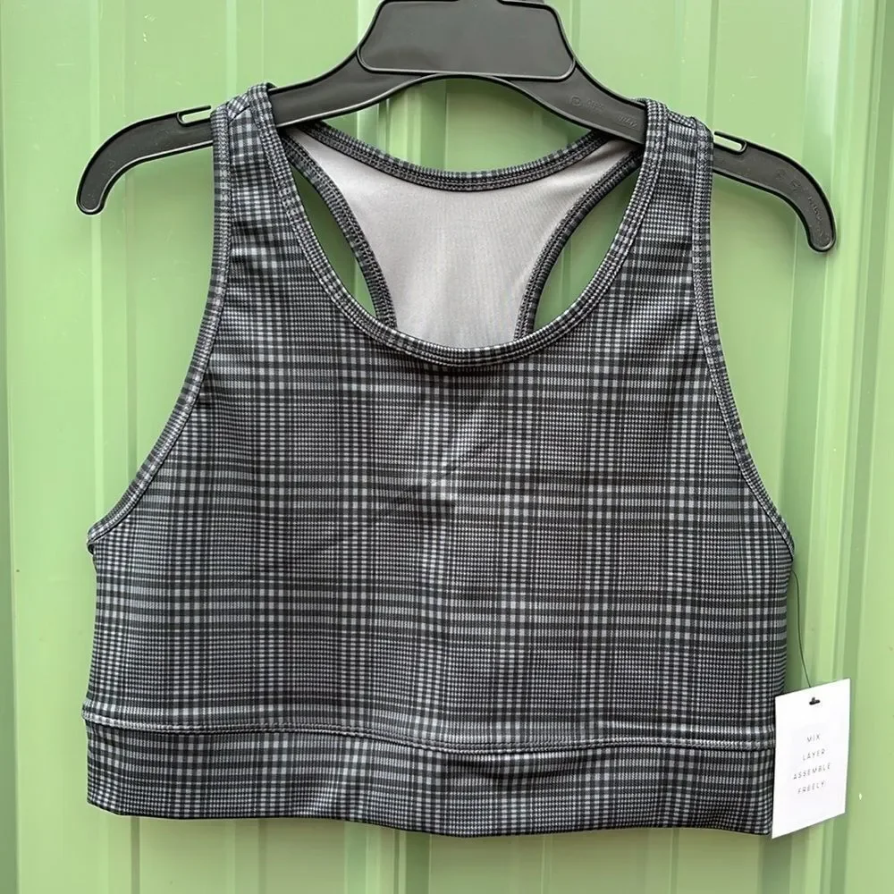 Girls Tank Top Bike Shorts Sports Bras Leggings & T-Shirt 6-Piece Set Size XXL